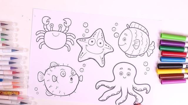 Learn the colors ? Learning colors and coloring in Animal Pictures | Coloring Book смотреть онлайн