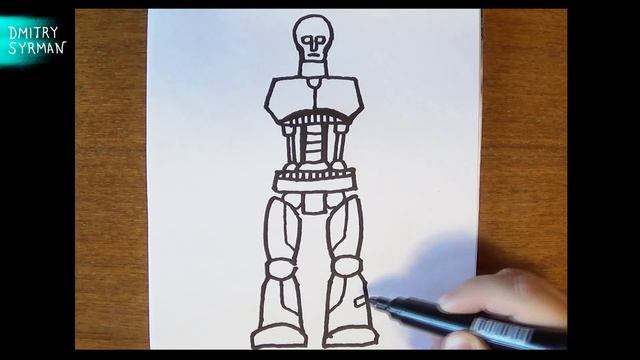 Как нарисовать Робота, How to draw a Robot смотреть онлайн