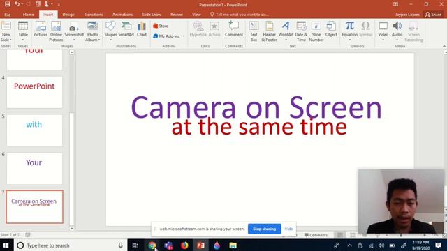 How to Present and Record Your PowerPoint with Your Camera Using Microsoft Stream[Teacher Resources смотреть онлайн