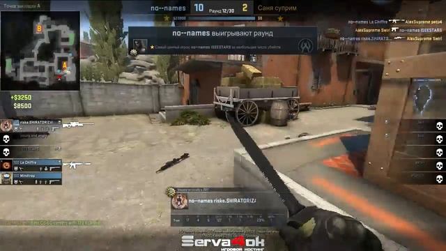 CS:GO CMC 5x5 Upper bracket 1/2 final. No-names vs Саня суприм- game 3. (2017) смотреть онлайн