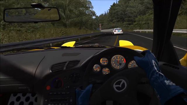 VR [Oculus Rift] Spoon Civic EK9 vs. RX-7 Mount Akina Downhill | Assetto Corsa Gameplay смотреть онлайн