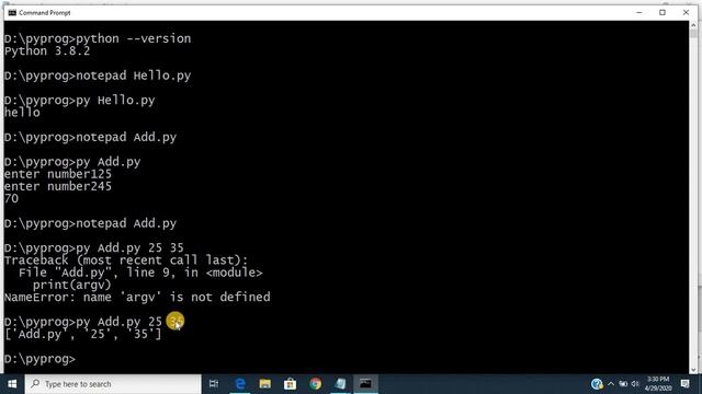 COMMAND LINE ARGUMENTS|PYTHON PROGRAMMING| ADDITION OF NUMBERS| MAXIMUM OF THE LIST| MADE EASY смотреть онлайн