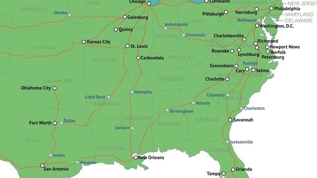 Amtrak map USA: Understand America's train routes смотреть онлайн