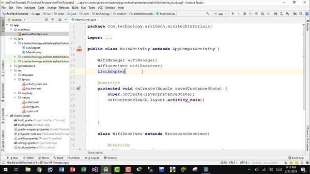 Android Studio Tutorial - How to Create Wifi Scanner App | Display Available Wifi in List View смотреть онлайн