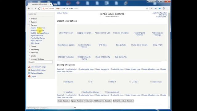 How to Add Domain Name and DNS Setup using Webmin Control Panel [Centos 6.x & 7.x] смотреть онлайн