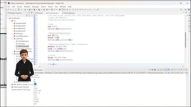 Data Type Example in Java | Java Complete Tutorial Program смотреть онлайн