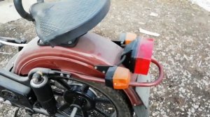 мотоцикл Урал. осмотр и перебока передний вилки.