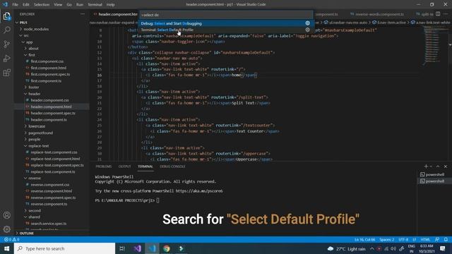 How to set default terminal in Visual Studio Code? смотреть онлайн