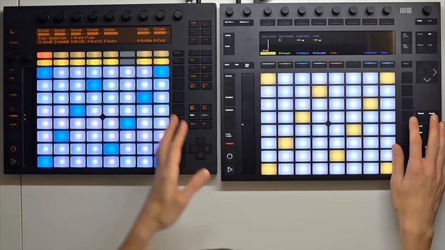 Ableton Push 2 & Push 1 comparison (new vs old) смотреть онлайн