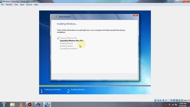 cara menginstall windows 7 di virtualbox смотреть онлайн
