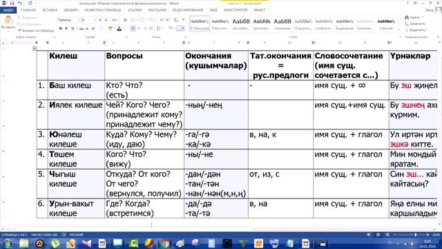 Татарские ПАДЕЖИ / подробно смотреть онлайн