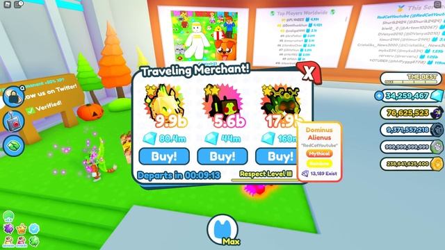 Как получить 30 МИФИКОВ за 40 минут в Симулятор питомцев Х | Pet Simulator X roblox | Хэллоуин смотреть онлайн