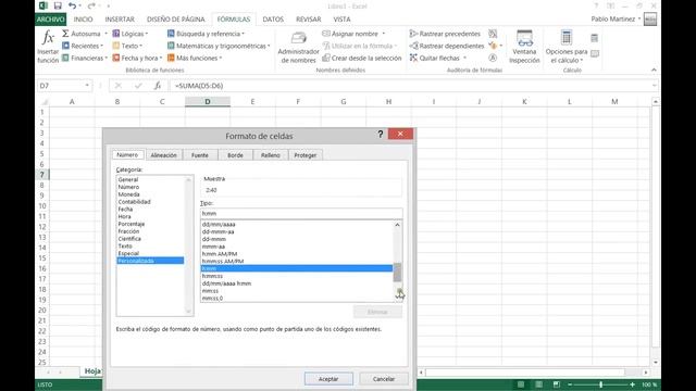 Excel 2013 - Trabajar con formato de horas смотреть онлайн