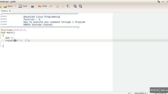 How to Execute any command through C program : Advanced Linux Programming # Tutorial - 5 смотреть онлайн