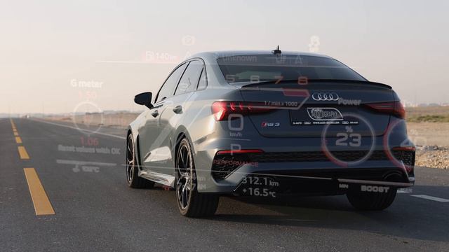 BEST IN CLASS? 2024 AUDI RS3 8Y SEDAN 5-CYLINDER 400HP - Kemora Grey, Audi Sport Exhaust