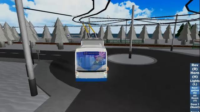 Trolza-5265.00 Megapolis па маршрут 23 Wleczysta-Kochtwlce