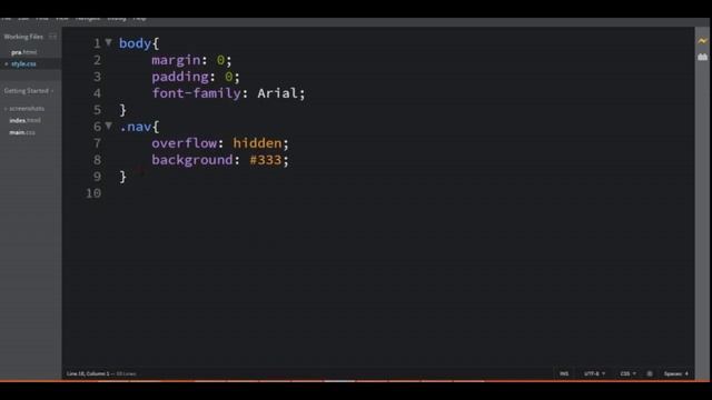 Navigation Bar with Active Menus || HTML and CSS: For Beginner смотреть онлайн