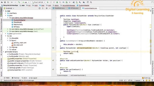 89 Android RecyclerListView | online Training Download app from below link смотреть онлайн