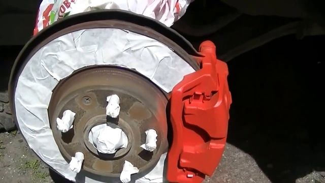 Покраска супортов с барабанами смотреть онлайн