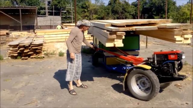 Прицеп к мотоблоку на пневмо подвеске смотреть онлайн