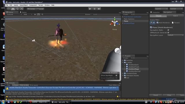 Урок 11 - Pathfinding(NavMesh) Unity3d (поиск пути) 1 часть из 2 смотреть онлайн