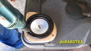 Подиумы под 16" динамики в двери ВАЗ 2110. doRABOTKA