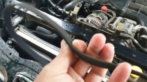 Как поменять ремень генератора на Subaru