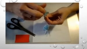 Ручной труд, 4 класс. "Цветок из ниток"