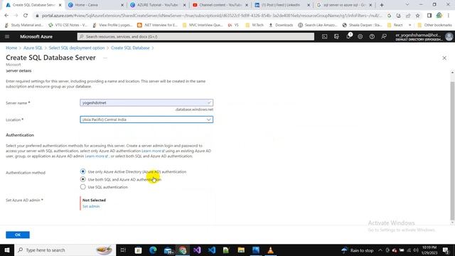 How to create Azure SQL Database in Azure Portal | Difference between Sql server on VM and Azure SQ смотреть онлайн