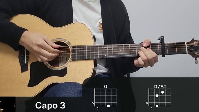 츠키 (tuki.) - 『一輪花』 弾き語りver. 기타 코드, 커버, 타브 악보 l Guitar cover, Acoustic, Chord, Tutorial смотреть онлайн