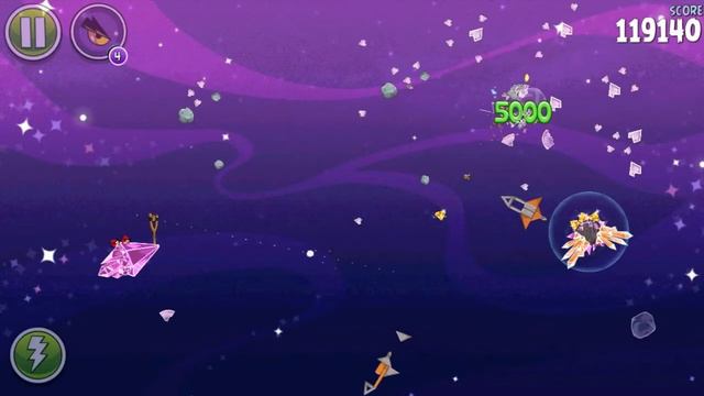 Angry Birds Space Cosmic Crystals Level 7-15 3 stars Walkthrough [HD] смотреть онлайн