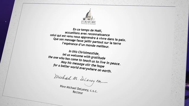 Meilleurs voeux de l'Oratoire Saint-Joseph du Mont-Royal смотреть онлайн