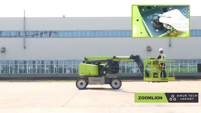 Строительный подъемник Zoomlion с шарнирно сочлененной стрелой ZA20JE.mp4