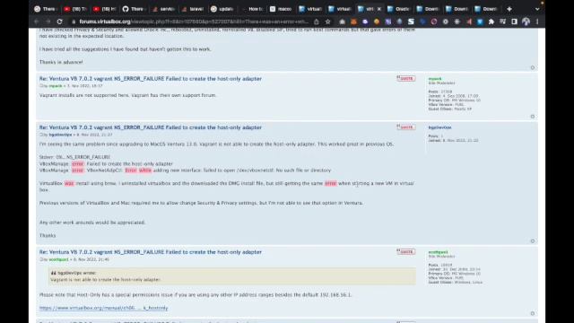 Latest Issue with VirtualBox Ventura MacOS Release! смотреть онлайн