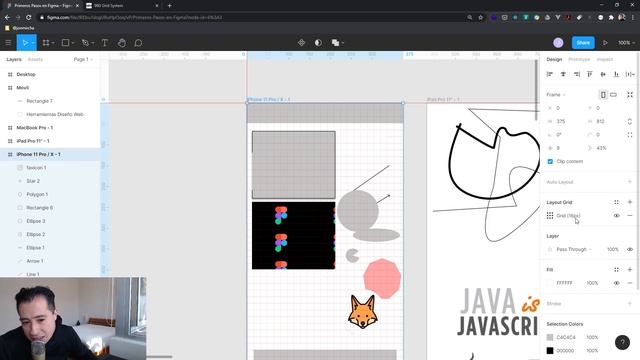 Curso Figma: 11. Grids - #jonmircha смотреть онлайн