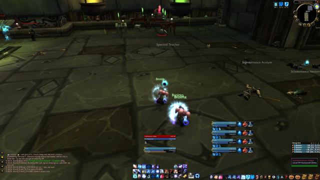 WOW Classic: Scholomance with ONLY 4 Mages(no tank or healer) [Multiboxing] смотреть онлайн