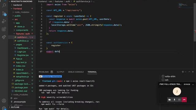 React Redux Integration and Authentication part 3 смотреть онлайн