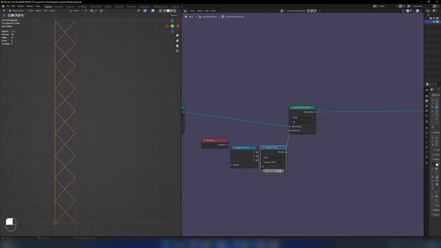 Rigid Structures | Procedural Modeling | Geometry Nodes смотреть онлайн