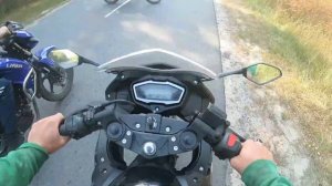 Voge 300rr китайская 300-ка рвёт всех. ЗВУК. Сравнение динамики разгона с Lifan KP-200.