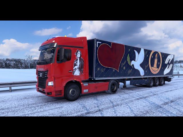 [ETS 2] КАМАZ 54901 Delivery for Christmas Reflections Event смотреть онлайн
