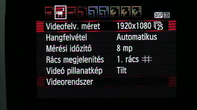 Canon EOS 2000D videofelvétel menü смотреть онлайн