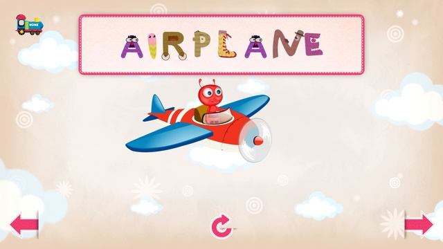 ABC Infinite Words - Lesson 1 - ANGRY, AIRPLANE, ARTISTIC, ARCHERY | Craox Technologies LLP Games