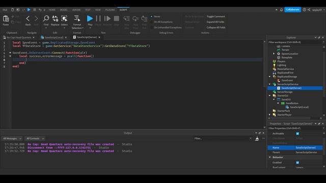 How to make a Manual Save[Data] button in Roblox! (Roblox Studio 2022 Scripting Tutorial) смотреть онлайн