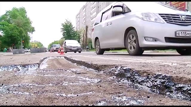 В Благовещенске набирает обороты ямочный ремонт смотреть онлайн