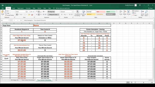Rally Navigator - Time Speed Distance Roadbooks - How it Works смотреть онлайн