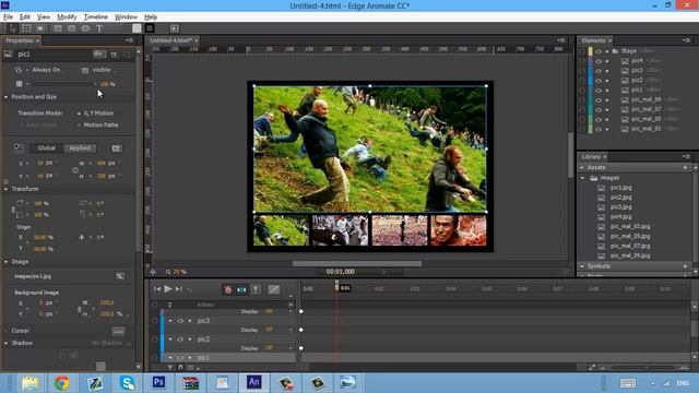 Adobe edge animate: параллакс-эффекты. Урок 3 смотреть онлайн