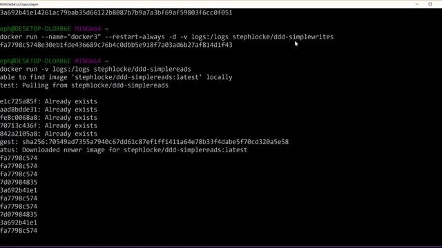Reading a file, being written to by multiple docker containers смотреть онлайн