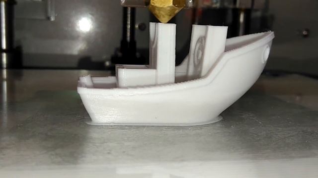 Изготовление кораблика из Ultrapet на 3D-принтере Faberant Cube смотреть онлайн