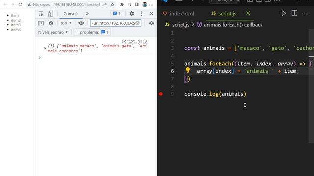 ARRAY E ITERAÇÃO PT-01 JAVASCRIPT PT-56 смотреть онлайн