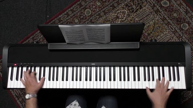 KORG B2 Digital Piano Sound Show - Jazz Piano Wurlie Piano смотреть онлайн